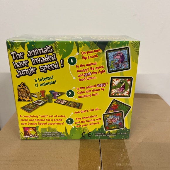 JUNGLE SPEED SAFARI BOARD GAME - Picture 2 of 2
